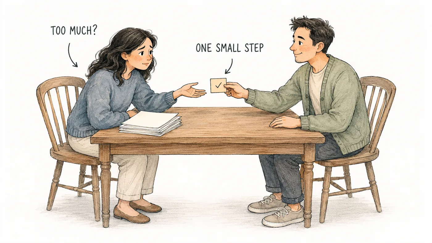 Gentle Story Comics illustration style example made with Doodaro