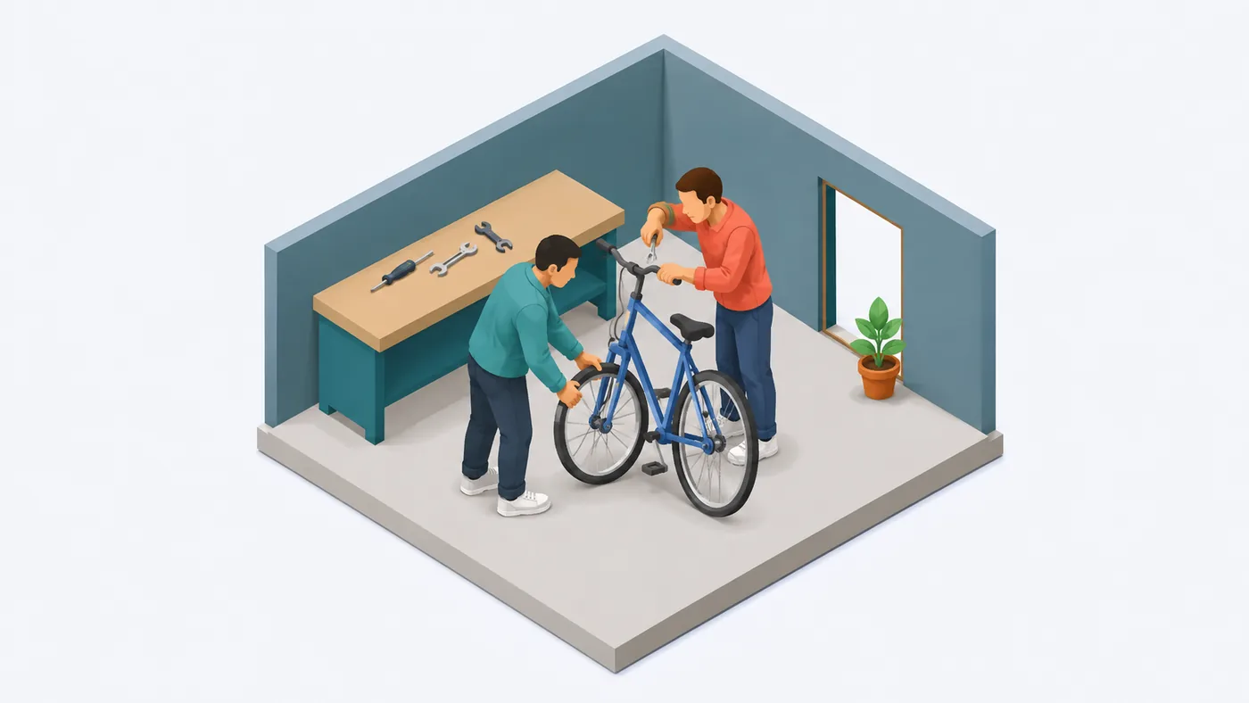 Isometric Worlds style product explainer