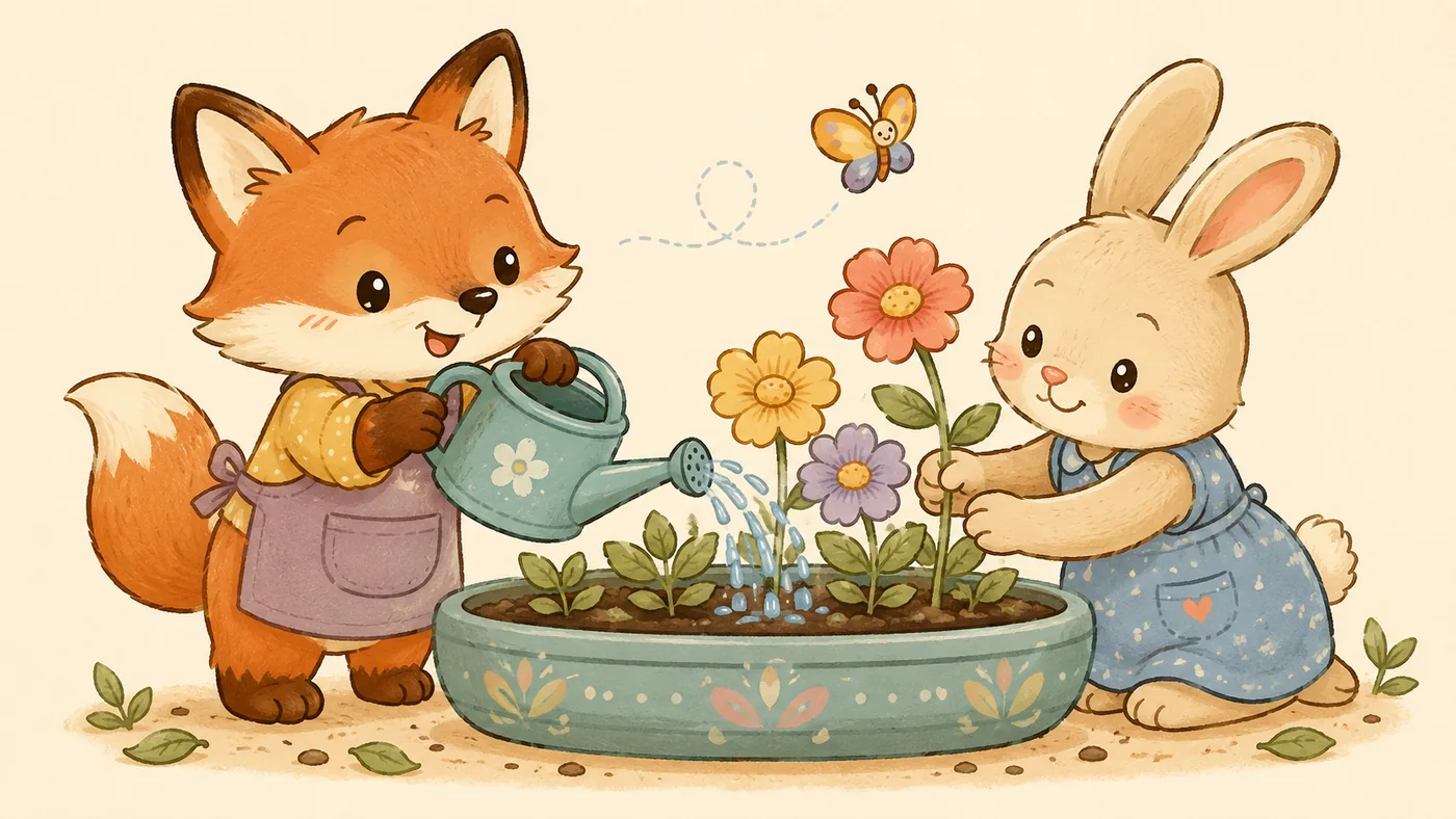 Playful Pages illustration style example made with Doodaro